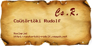 Csütörtöki Rudolf névjegykártya